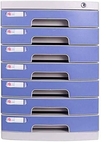 Aktenschrank SilteD Ordner mit Dokumentenschubladen Schreibtisch Dokumentenorganizer 7-stöckige Aufbewahrungsbox von SilteD