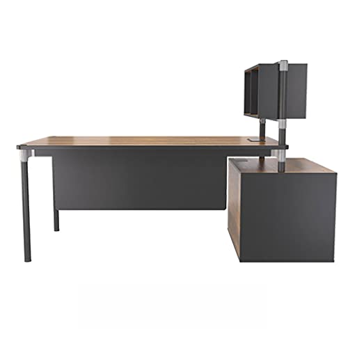 Büromöbel Schreibtisch Personaltisch Bürotisch Computer Einzeln gerade (Farbe: Argento) von SilteD