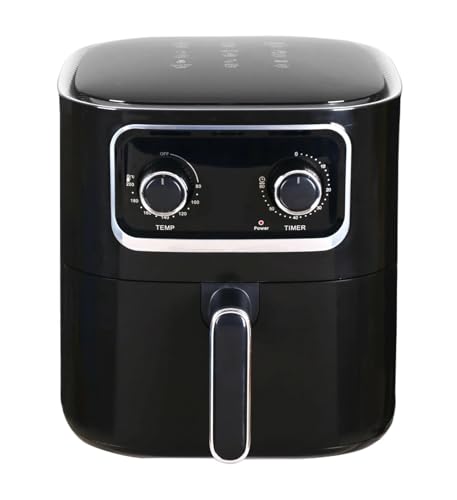 Lebensmittel-Essentials und Familienhelfer, intelligente Luftfritteuse, digitale LED-Anzeige, multifunktional, 3 Farben, Mini-Backofen, 1400 W, 8 l, intelligenter Assistent, genießen Sie das Leben von SilteD