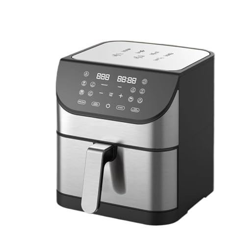 Lebensmittel- und Familienhelfer, intelligente Luftfritteuse, elektrisch, ohne Öl, Empfang, LCD, Touchscreen, 7 l, Fritteuse mit großer Kapazität, intelligenter Assistent, genießen Sie das Leben von SilteD
