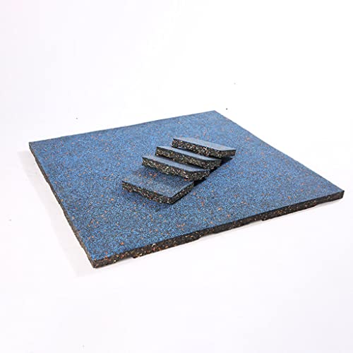 SilteD 4 Stück Gymnastikmatten Puzzlematte Robuste Gummi-Puzzle-Übungsmatte Krafttrainingsmatte für MMA, Zuhause, Werkstätten, Unterboden (Farbe: Blau, von SilteD