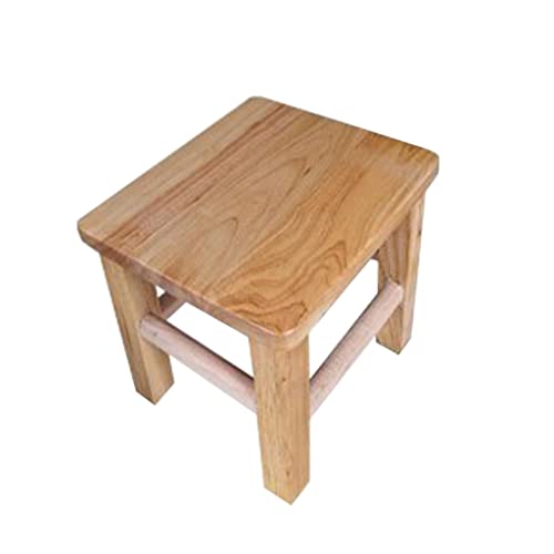 SilteD Leiter Robuster Stuhl Badezimmer Kleiner Holzhocker Wohnzimmer Schlafzimmer Erwachsene Stall mit Fußhocker Balkon Innen (Farbe: 3 Stück) von SilteD