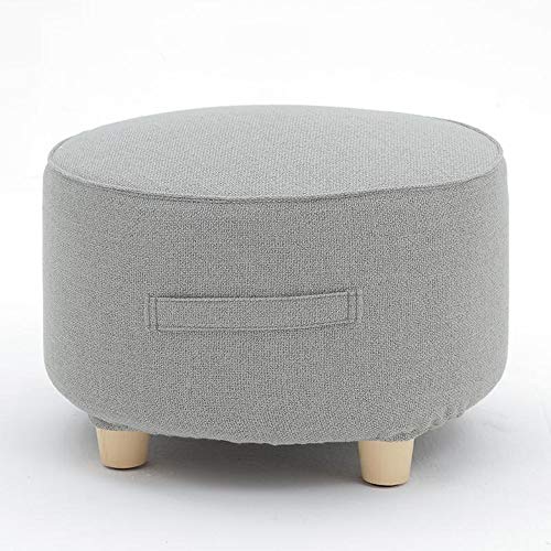 SilteD Runder Sofahocker, Sitzhocker für Wohnzimmer, Haushalt, Sofahocker, Fußstütze für Schuhe (Farbe: 3er-Pack) von SilteD