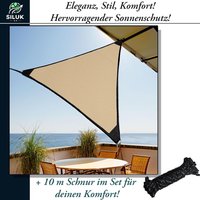 Sonnensegel Terrassenüberdachung Sonnenschutz Uv-Schutz Garten Überdachung Mit Leinen 100% Schutz Vor Uv-strahlungen von Siluk24