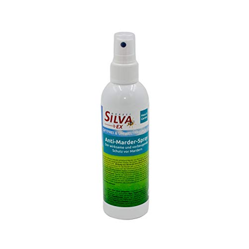 SILVA® Marderspray Auto [200ML] - Marderabwehr Spray Sofortwirkung - Effektives Anti Marderspray für Auto & Motorraum - Marderschutz - um Marder zu vertreiben - Marderschreck - Marder Spray Auto von Silva