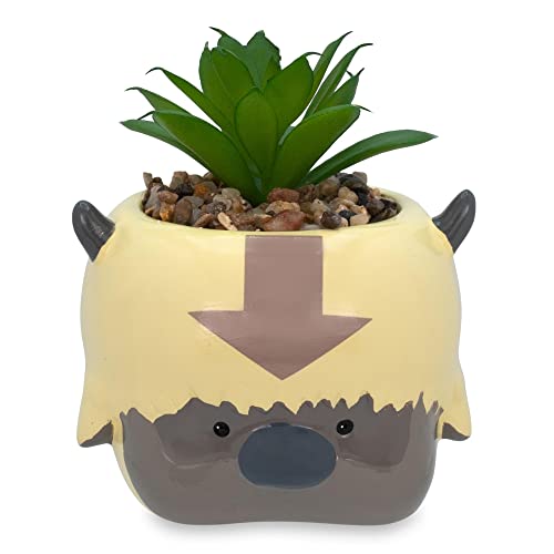 Avatar: The Last Airbender Appa 6-Inch Ceramic Planter With Artificial Succulent von Silver Buffalo