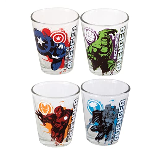 Avengers Vier Pack Schnapsglas Set von Silver Buffalo