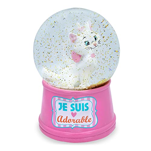 Disney Aristocats Marie Je Suis Entzückende beleuchtete Schneekugel mit wirbelndem Glitzer-Ausstellungsstück, 15,2 cm hoch von Silver Buffalo