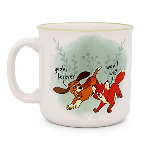 Disney Fox and The Hound "Friends Forever" Keramiktasse | Fassungsvermögen: 590 ml von Silver Buffalo