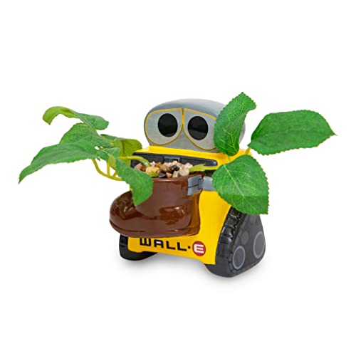 Disney Pixar WALL-E Mini-Übertopf aus Keramik mit künstlichen Sukkulenten, 10,2 cm von Silver Buffalo