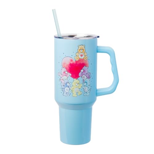 Silver Buffalo Care Bears Wasserfarben-Herzen, Edelstahlbecher mit Griff, 1,2 l Silver Buffalo Care Bears Wasserfarben-Herzen, Edelstahlbecher mit Griff, 1,2 l von Silver Buffalo