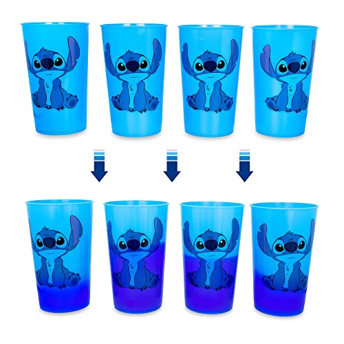 Silver Buffalo Disney Lilo and Stitch Blue Flowers 2er-Pack Farbwechsel-Becher-Set, 590 ml Silver Buffalo Disney Lilo and Stitch Blue Flowers 2er-Pack Farbwechsel-Becher-Set, 590 ml von Silver Buffalo