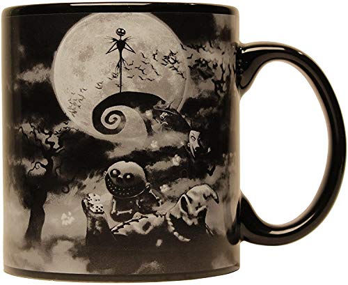 Silver Buffalo Disney Nightmare Before Christmas Oogie Boogie Jack Skellington Keramikbecher, 590 ml von Silver Buffalo