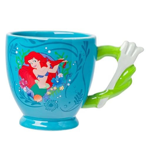Silver Buffalo Disney Princess Ariel Dinglehopper Keramiktasse mit Pinsel-Griff, 590 ml von Silver Buffalo
