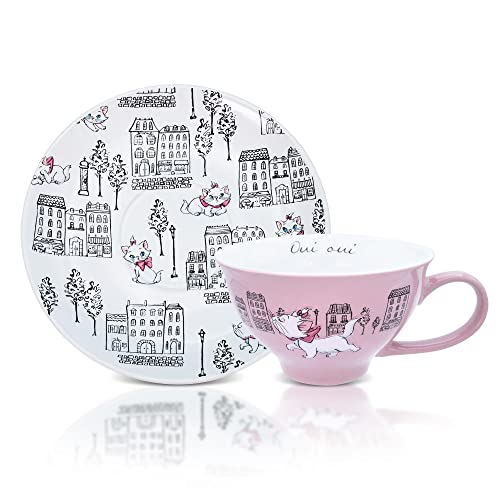 Silver Buffalo Disney The Aristocats Marie Teetasse und Untertasse aus Keramik von Silver Buffalo
