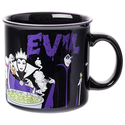 Silver Buffalo Disney Villains Evil Group Keramiktasse Camper, 590 ml von Silver Buffalo