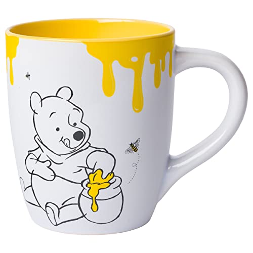 Silver Buffalo Disney Winnie the Pooh Sweet As Can Bee Keramiktasse, 750 ml, 1 Stück von Silver Buffalo