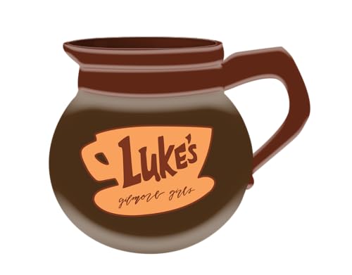 Silver Buffalo Gilmore Girls Luke's Diner Kaffeekanne, Keramik, 3D-Form, 590 ml von Silver Buffalo