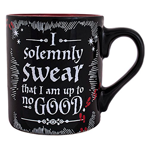 Silver Buffalo HP3032B Harry Potter I Solemnly Swear That I Am Up To No Good Keramiktasse Tasse aus Keramik, feierlich schwöre, dass ich bis zu nicht gut bin von Silver Buffalo