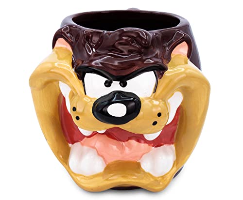 Silver Buffalo Looney Tunes Taz Face Keramik-Tasse, 3D-Form, 680 ml von Silver Buffalo