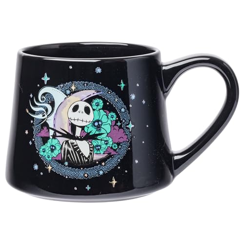 Silver Buffalo Nightmare Before Christmas Jack and Zero Tapered Pottery Tasse, 400 ml von Silver Buffalo
