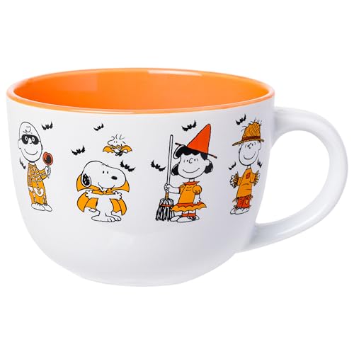 Silver Buffalo Peanuts Halloween Characters Suppentasse aus Keramik, 680 ml Silver Buffalo Peanuts Halloween Characters Suppentasse aus Keramik, 680 ml von Silver Buffalo
