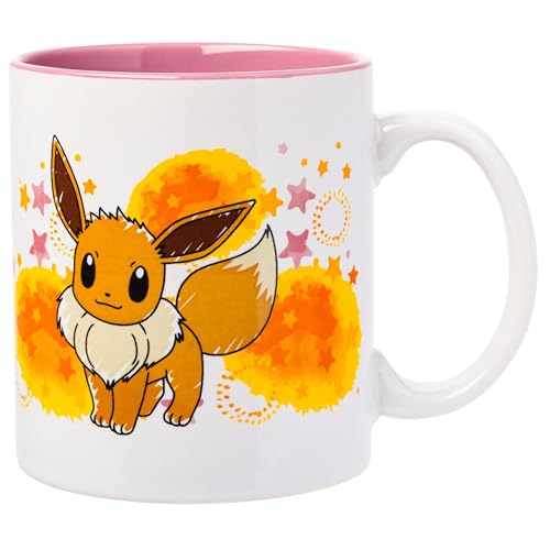 Silver Buffalo Pokémon Eevee Star Splatter Keramikbecher, 590 ml Silver Buffalo Pokémon Eevee Star Splatter Keramikbecher, 590 ml von Silver Buffalo