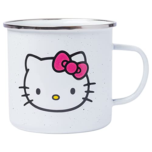 Silver Buffalo Sanrio Hello Kitty Emaille-Kaffeetasse, 600 ml Silver Buffalo Sanrio Hello Kitty Emaille-Kaffeetasse, 600 ml von Silver Buffalo