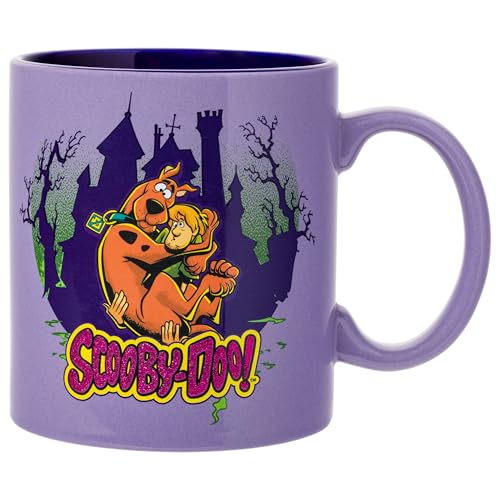 Silver Buffalo Scooby-Doo Glitzer-Keramiktasse mit Scooby-Doo und Shaggy, 590 ml von Silver Buffalo