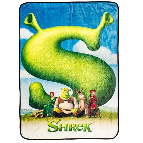 Silver Buffalo Shrek Big S for Shrek Poster 114,3 x 152,4 cm Raschel Überwurf Silver Buffalo Shrek Big S for Shrek Poster 114,3 x 152,4 cm Raschel Überwurf von Silver Buffalo