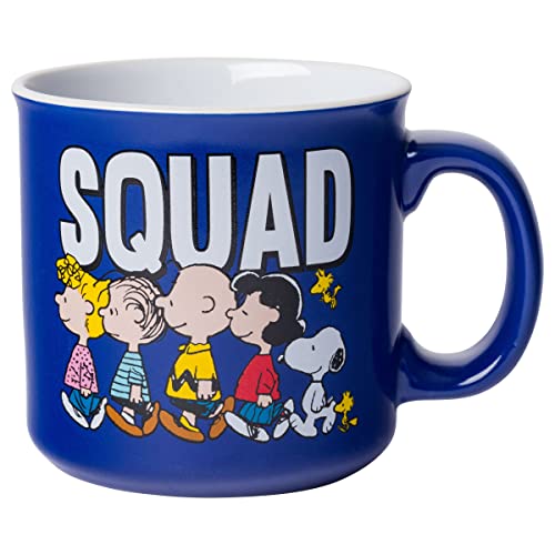 Silver Buffalo Peanuts Squad Keramik-Kaffeetasse im Camper-Stil, 590 ml von Silver Buffalo