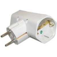 Adapter 2 Buchsen Schuko Female BLANCO von SILVER ELECTRONICS