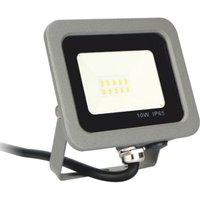 Silver - LED-Strahler Elektronikschmiede ips 65 10w - 5700k Kaltlicht - 800lm Farbe grau von Silver