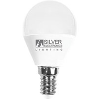 Silver - mini kugelförmige led lampe 550LM 6W E-14 warmes licht (3000K) - 960614 von Silver