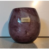 Vintage Sammler Mtarfa Glas Vase von SilverDragonFinds