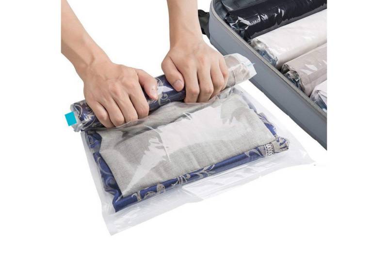 SilverRack Vakuumierbeutel Reise Set - in versch. Größen - Vakuum Kleiderbeutel, Travel Vakuumbeutel für Kleidung zum Rollen - Kleider Vakuumierbeutel von SilverRack