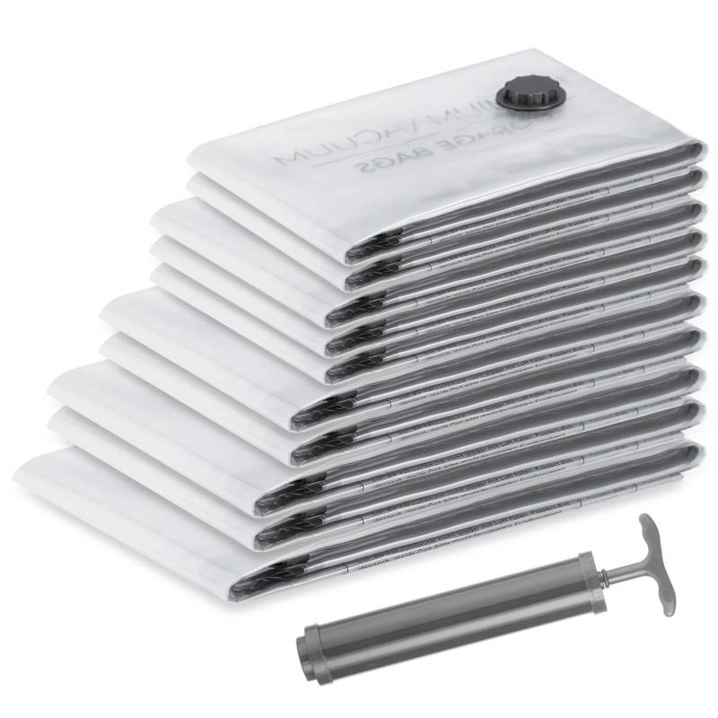 SilverRack Vakuumierbeutel für Kleidung, Vakuumbeutel in versch. Größen, BPA Frei, Vakuum Beutel für Kleidung, Kissen und Jacken von SilverRack