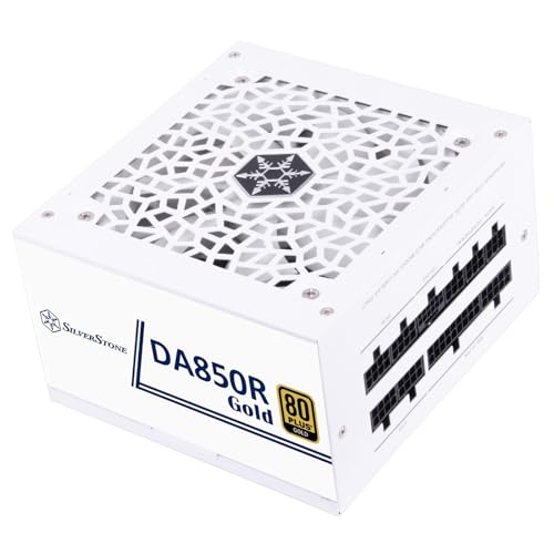 SST-DA850R-GMA-WWW (weiß, 1x 12-Pin ATX3.0, 4X PCIe, Kabel-Management, 850 Watt) von SilverStone Technology