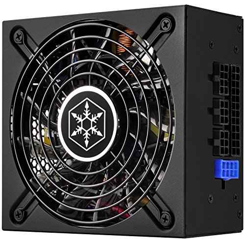 SilverStone Technology SST-SX500-LG v2.1 UK - SFX Serie, 500W 80 Plus Gold flüsterleises PC-Netzteil mit 120 mm-Lüfter, 100% modular von SilverStone Technology