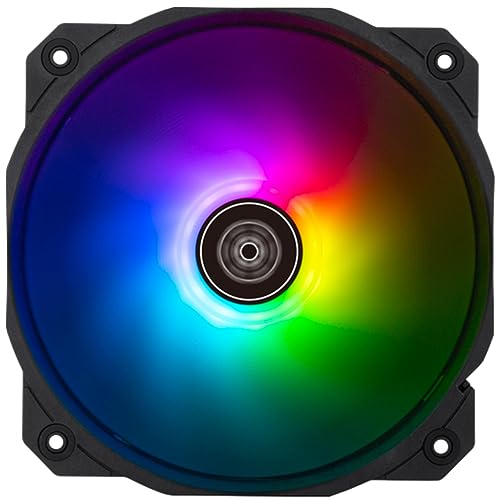 SilverStone SST-SF160B-ARGB - Shark Force Leistungsverstärkter 160-mm-PWM-ARGB-Lüfter von SilverStone
