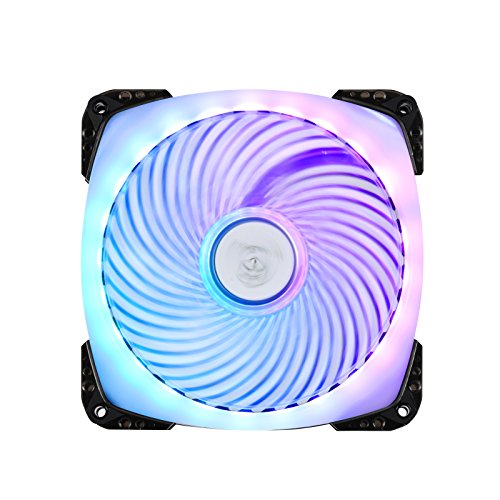 SilverStone SST-AP142-ARGB - Air Penetrator 140mm Hochleistungs-Gehäuselüfter mit addressierbaren RGB LED, einzigartige Luftstrom-Kanalisierung, von SilverStone Technology