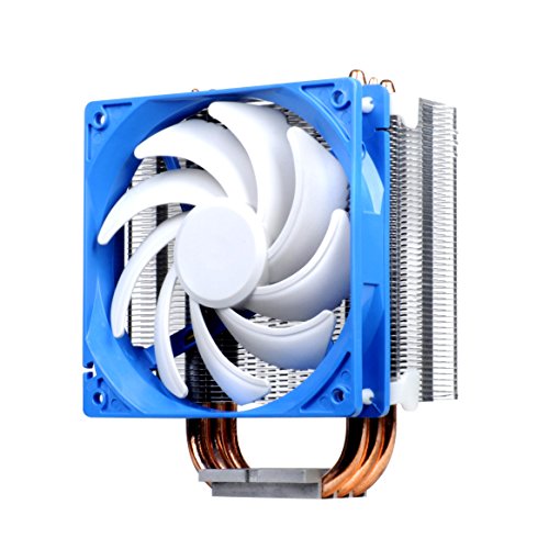 SilverStone SST-AR01 - Argon CPU-Kühler mit 3 Wärmerohren, Direct Contact Heatpipe-Technologie und einem 120 mm-PWM-Lüfter für Intel/AMD-Sockel-Sockel von SilverStone