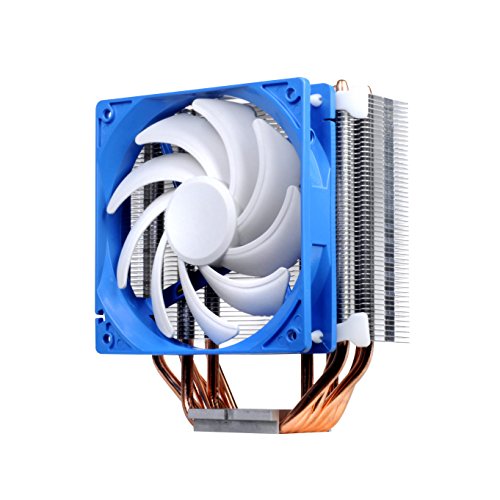 SilverStone SST-AR03-V2 - Argon CPU-Kühler mit 6 Wärmerohren, Direct Contact Heatpipe-Technologie und 120 mm-PWM-Lüfter für Intel/AMD-Sockel, AM4 Bereit von SilverStone