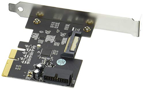 SilverStone SST-ECU04-E - PCI-E Erweiterungskarte, 1x intern USB 3.1 19-pin Anschluss, 10 Gbps, ReDriver ASIC chip, low-profile geeignet von SilverStone Technology