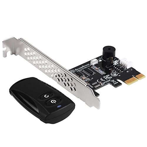 SilverStone SST-ES02-PCIe - 2.4G Funk-Fernbedienung für PC Power / Reset, Integrierter PC-Lautsprecher, PCIe von SilverStone