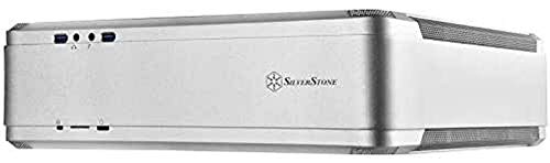 SilverStone SST-FTZ01S-E - Fortress High-End Mini-ITX Gaming HTPC Gehäuse, PSU ATX optional, silber von SilverStone Technology