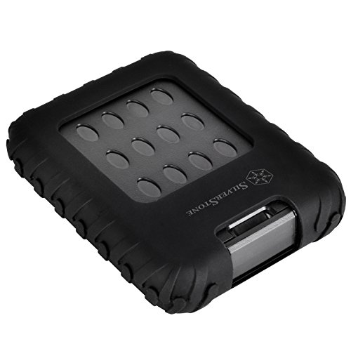 SilverStone SST-MMS01 - Externes USB 3.0 Super-Speed Festplatten-Gehäuse für 7 oder 9,5 mm dicke 2.5"-HDDs oder SSDs im MIL-STD-810G-Military-Design und mit IP65-Zertifikat für Staub- und Wasserdichtigkeit, schwarz SilverStone SST-MMS01 - Externes USB 3.0 Super-Speed Festplatten-Gehäuse für 7 oder 9,5 mm dicke 2.5"-HDDs oder SSDs im MIL-STD-810G-Military-Design und mit IP65-Zertifikat für Staub- und Wasserdichtigkeit, schwarz von SilverStone Technology