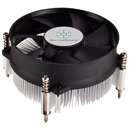 SilverStone SST-NT09-115X - Nitrogon Low Profile CPU-Kühler mit lautlos einstellbarem 80 mm-PWM-Lüfter für Intel Sockel von SilverStone