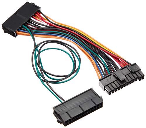 SilverStone SST-PP10 - Netzteil Adapter Kabel, Dual-24-Pin Buchse + Single-24Pin Stecker, für Den Betrieb von Zwei Netzteilen von SilverStone
