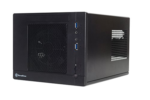 SilverStone SST-SG05BB-Lite - Sugo Mini-ITX kompaktes Cube Gehäuse, schwarz von SilverStone